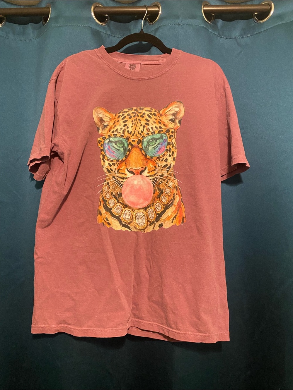 Bubblegum Leopard Graphic Tee
